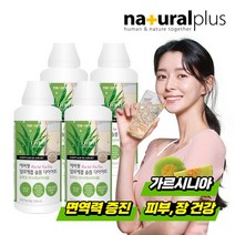 [KT알파쇼핑]권나라 에버핏 알로에겔다이어트 청포도맛 1000ml 4병, 상세페이지참조
