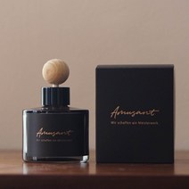 아뮈잔트 고급 차량용 방향제 명품 자동차 디퓨저 블랙, 50ml, 리얼우드