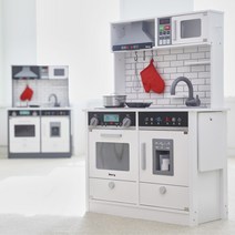 키앤비 원목 더 셰프 마스터 주방놀이 2종 택1, 메탈그레이