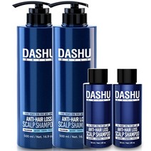 다슈 데일리 한방 두피 골드 두피케어 탈모샴푸 500ml 2p + 50ml 2p 세트, 4세트