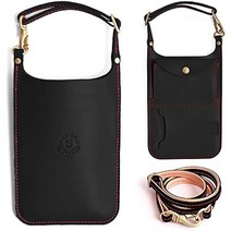 파우치 HUKURO 스마트 사이프 전용 스트랩 세트 남성 여성 가죽 폰 숄더 포 셰트 지갑 도치 기 일본 제