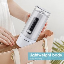 구강세정기 휴대용 3단계 수압조절, 화이트