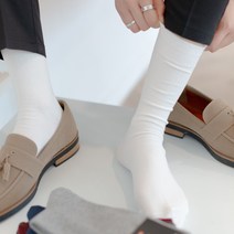 GGRN 남성 양말 롱무지 M-L-048