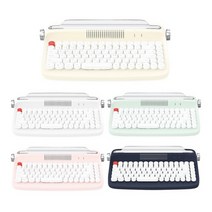 엑토 레트로 미니 블루투스 멀티페어링 키보드 B303, 멤브레인, 아이보리