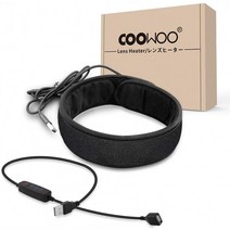 [개선 버전] COOWOO 결로 방지 렌즈 히터 밤이슬 제거 USB 온열 장치 3 단계 조절 온도 컨트롤러가 내장, 상세참조인용