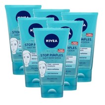 니베아 안티-핌플 데일리 페이스 스크럽 150ml Nivea Anti-Pimple Daily Face Scrub, 6개