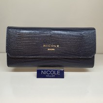 니콜밀러 고급스러운 악어무늬 소가죽 선물용 명품 여성 장지갑N201WW9632NE 장지갑