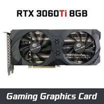 Mllse 그래픽 카드 rtx 3060ti 8gb x-game gddr6 256bit nvidia gpu dp3 pci express 4.0x16 rtx3060ti 8gb 비디오, rtx 3060ti 8기가