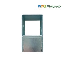 웰굿즈 사각파이프 조인트50 일자형, 단품