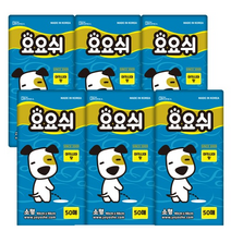요요쉬 강아지 배변패드 소형6P 흡수력 국산, 요요쉬패드 스카이소형50매X6P