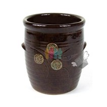 공방 도자기 수저통 (소) 수저꽂이 원형 물빠짐수저함