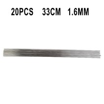 알루미늄 용접봉 저온 이지 멜트 20 개 솔더링용 코어 와이어 1.6mm 로드 솔더 파우더 필요 없음, 한개옵션0