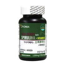 하와이안 스피루리나 피코시아닌 카로티노이드 SOD 클로로필 섬유질 피부건강 항산화 중성지질개선 엽록소 하와이산 스피룰리나 캡슐 정, 1개