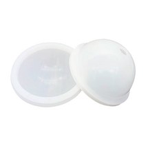 GHSHOP 수지 주조 금형 에폭시 수지 구 공 모양 금형에 대한 명확한 diy 실리콘 금형 수제 비누 cnalde 말린 꽃 고분자, 하얀