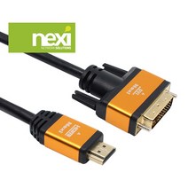 (NEXI) HDMI2.0 to DVI-D변환케이블 1M ~ 20M UHD 4K해상도 HDCP, 20m[NX745]