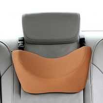 차량용 어린이 목쿠션 메모리폼 목꺾임방지 유아 어린이집 유치원 초등학생 인증제품 00599, 2번 브라운