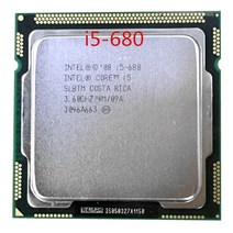 노트북 프로세서 듀얼 코어 i5 데스크탑 프로세서 i5 680 slblm i5 680 4m 캐시 3 6ghz fclga1156 lga1156 cpu 흩어져 있는 조각, 없음