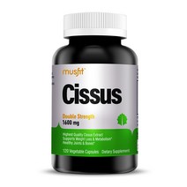 머스핏 시서스 씨서스 더블 스트렝스 1600 mg 120 베지 캡슐 Cissus, 120정, 1개