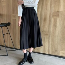 베이직 자연스러운 여리여리한 편안한 여성 롱스커트