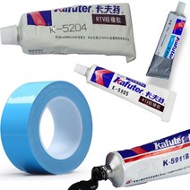 열 전도성 접착제 모음 구리스 접합 실링용 세라믹 LED 실리콘 써멀구리스 유리 플라스틱 자동차 헤드라이트, K-5204