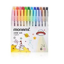 모나미 슈퍼 사인펜 24색 세트 수성마카, 2개