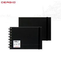 캔손 세르지오 몽발 트레블북 하드커버 300g 10.5x14.8 24매입 양장패드/중목, CE-MV300-HS-A6 스프링