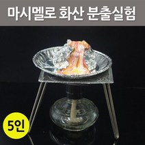 교육용 화산폭발 실험 과학 키트 5인용 교보재 장난감