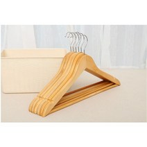 달리빙 원목 옷걸이, 혼합 색상, 20개입