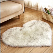 마켓에이 하트모양 인조퍼 러그 카페트