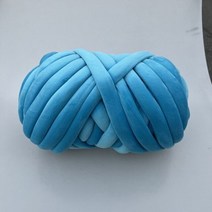프리미어울 손 뜨개질용 슈퍼 청키 원사 크고 두꺼운 거대한 실 로빙 스피닝 DIY 팔 굵은 벨벳 부드럽고 큰 담요 1kg 1000g, Blue 1KG 2
