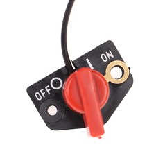 구동계 변속기 자동차부품 범용 1pc on-off 원 와이어 엔진 정지 on off 킬 스위치 로빈 스위치에 적합 btl-ey20 100 브랜드 및 호환, 없음