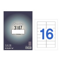 MDG7886 폼텍 수신자주소용라벨LS-3107/100매 오피스용품/사무용품/사무실용품/사무비품
