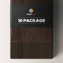 [폼나라] 폼패널 월넛 10장- 단열벽지 곰팡이방지 DIY인테리어, 낱장(100*10), 월넛10장