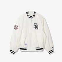 뉴에라 백화점판 MLB 나일론 재킷 SD_샌디에이고_화이트
