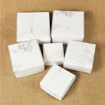 선물 포장 박스 6pcs 크래프트 종이 상자 마블 스타일 diy 수제 사탕 초콜릿 생일 파티 웨딩 장식 크리스마스, 7.5x7.5x3cm, 마블링