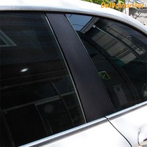 BMW 5GT 데칼 B C 필러 카본스티커 랩핑 F07, 블랙카본 유광