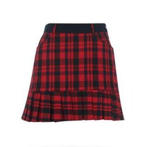 셀러허브(잡화) 여자 골프웨어 프릴 플리츠 A라인 미니스커트