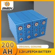 3.2V 200AH Lifepo4 리튬 철 인산염 태양 배터리 깊은 사이클 12V 24V 48V DIY 셀에 Folklifts EV RV 골프 카트, [01] 1PCS