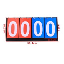 4자리 점수 보드 농구 반사 축구 스포츠 판 배드민턴 배구 탁구 액세서리, 03 4-Digit