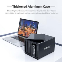 ORICO NS 3.5 인치 8 베이 USB3.0 HDD 도킹 스테이션 인클로저 120W 전원 케이스 PC 노트북용, 한개옵션1, 01 EU PLUG