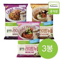 풀무원 [G]풀무원 라이트누들 곤약면 매콤비빔/데리야끼볶음면/얼큰가쓰오우동 3봉 골라담기, 03.얼큰가쓰오 곤약면 우동 x3봉