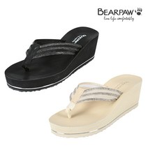 베어파우(BEARPAW) CASEY 웨지쪼리 K2149001OB-W 블랙