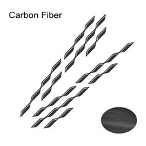 포드 f150 용 픽업 사이드 스티커 ota hilux dodge ram isuzu dmax vw amarok 범용 트럭 장식 커버 데칼 자동차 액세서리, 탄소 섬유