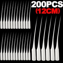 미니 마우스 테일 접착제 드로퍼 모델 만들기 도구 조립 키트 취미 빌딩 수리 신발 드립 튜브 200 개, 04 12cm 200pcs