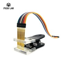 PCB 클램프 고정 장치 금도금 포고 핀 프로브 클립 도구 프로그램 다운로드 디버그 2.0mm 핀 피치 3P, 04 2.0mm 1x6Pin