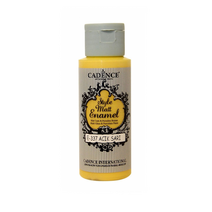 E337 (Light Yellow) 헤리티지공예 스타일 매트 에나멜 물감 59ml (무광 수성 유리 글라스 포슬린 물감)