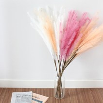 갓샵 핑크뮬리 조화 팜파스 핑크 꽃 갈대 3color 플라워, 78cm, 퍼플