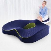 3D 메모리폼 남성용 도넛 방석 남자 구멍 뚫린 도너츠, 블랙(메쉬)