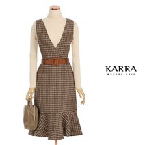 KARRA 체크머메이드원피스세트_KB1WOP019A