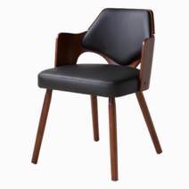 나무의자 콤보암체어 팔걸이 원목 식탁의자 목재 디자인 카페 고급식당 암체어, 월넛